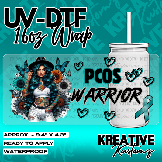 5743 | UV DTF Cup Wrap for 16oz Libbey Glass