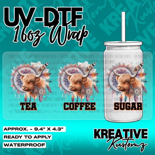 5764 | UV DTF Cup Wrap for 16oz Libbey Glass