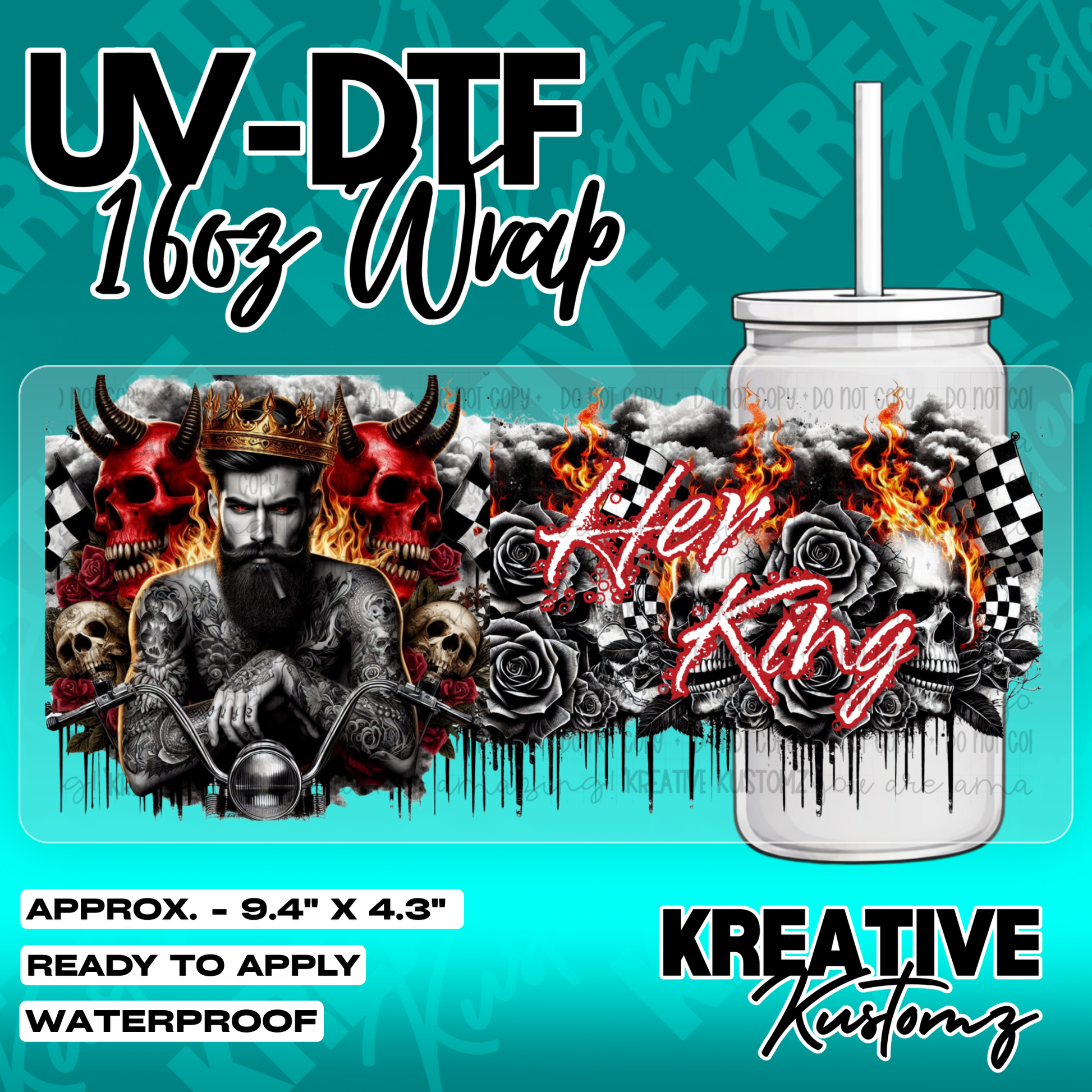 5768 | UV DTF Cup Wrap for 16oz Libbey Glass