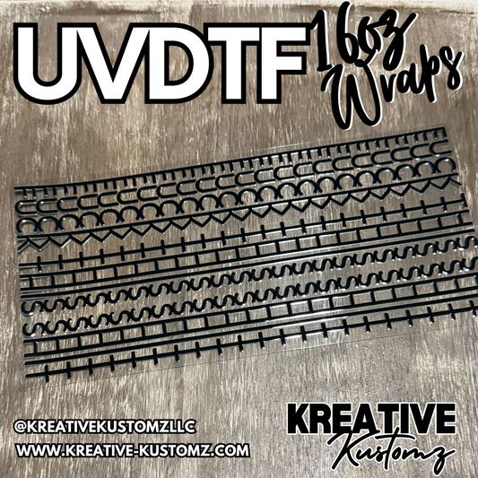 1519 | RTS | UV DTF Cup Wrap for 16oz Libbey Glass
