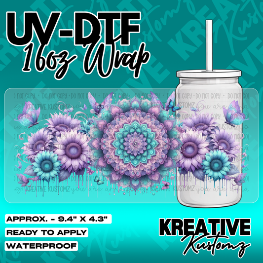 5814 | UV DTF Cup Wrap for 16oz Libbey Glass