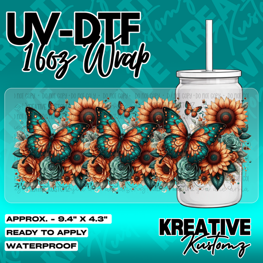 5841 | UV DTF Cup Wrap for 16oz Libbey Glass