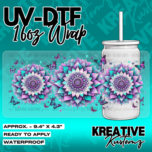 5852 | UV DTF Cup Wrap for 16oz Libbey Glass