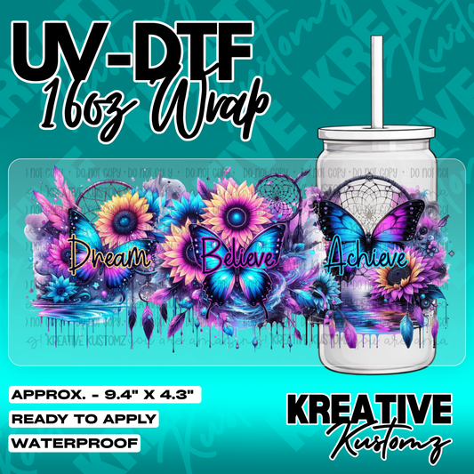 5878 | UV DTF Cup Wrap for 16oz Libbey Glass