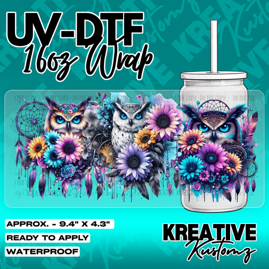 5885 | UV DTF Cup Wrap for 16oz Libbey Glass