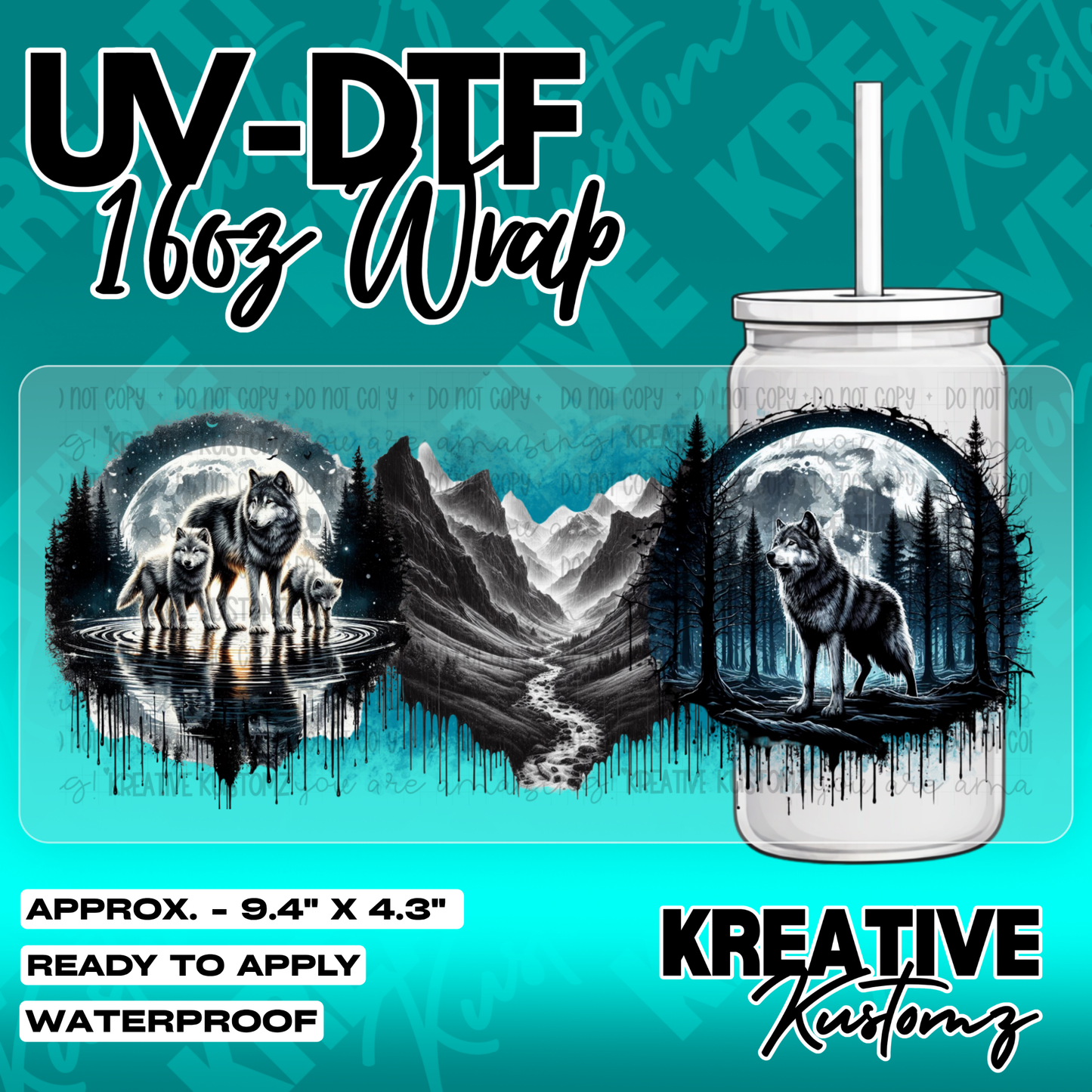 5902 | UV DTF Cup Wrap for 16oz Libbey Glass