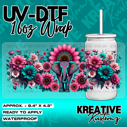 5924 | UV DTF Cup Wrap for 16oz Libbey Glass