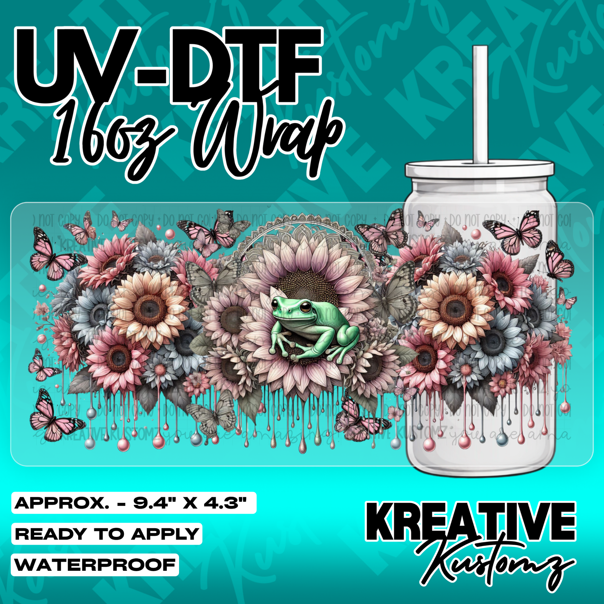 5937 | UV DTF Cup Wrap for 16oz Libbey Glass