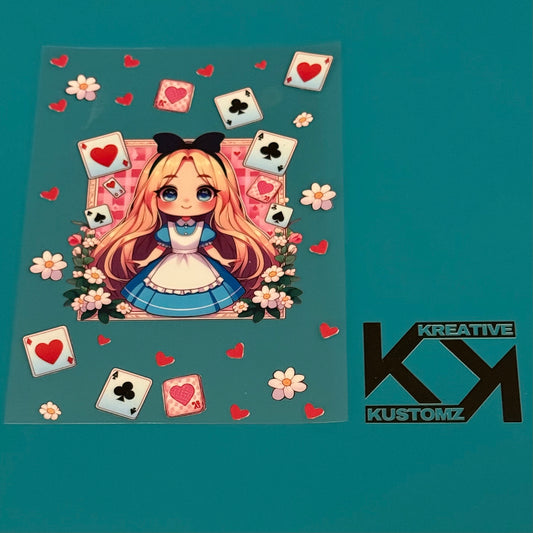 A5 Alice UV-DTF NOTEBOOK WRAP