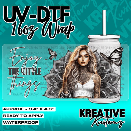 5975 | UV DTF Cup Wrap for 16oz Libbey Glass