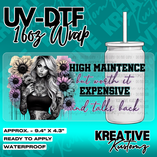 5979 | UV DTF Cup Wrap for 16oz Libbey Glass