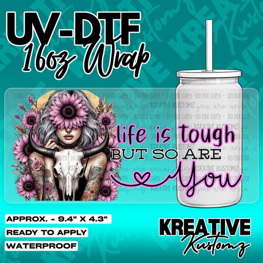 5988 | UV DTF Cup Wrap for 16oz Libbey Glass