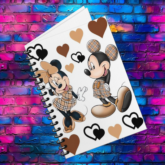 RTS Mouse Hearts | UVDTF A5 Notebook Wrap Decal