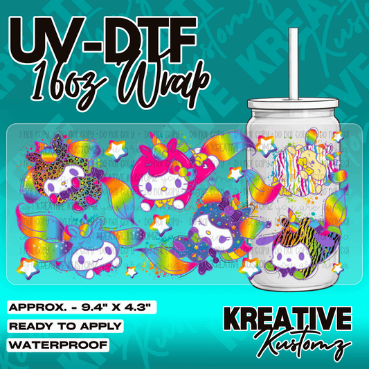6001 | UV DTF Cup Wrap for 16oz Libbey Glass