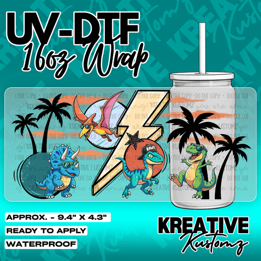 6005 | UV DTF Cup Wrap for 16oz Libbey Glass