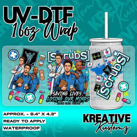 6020 | UV DTF Cup Wrap for 16oz Libbey Glass