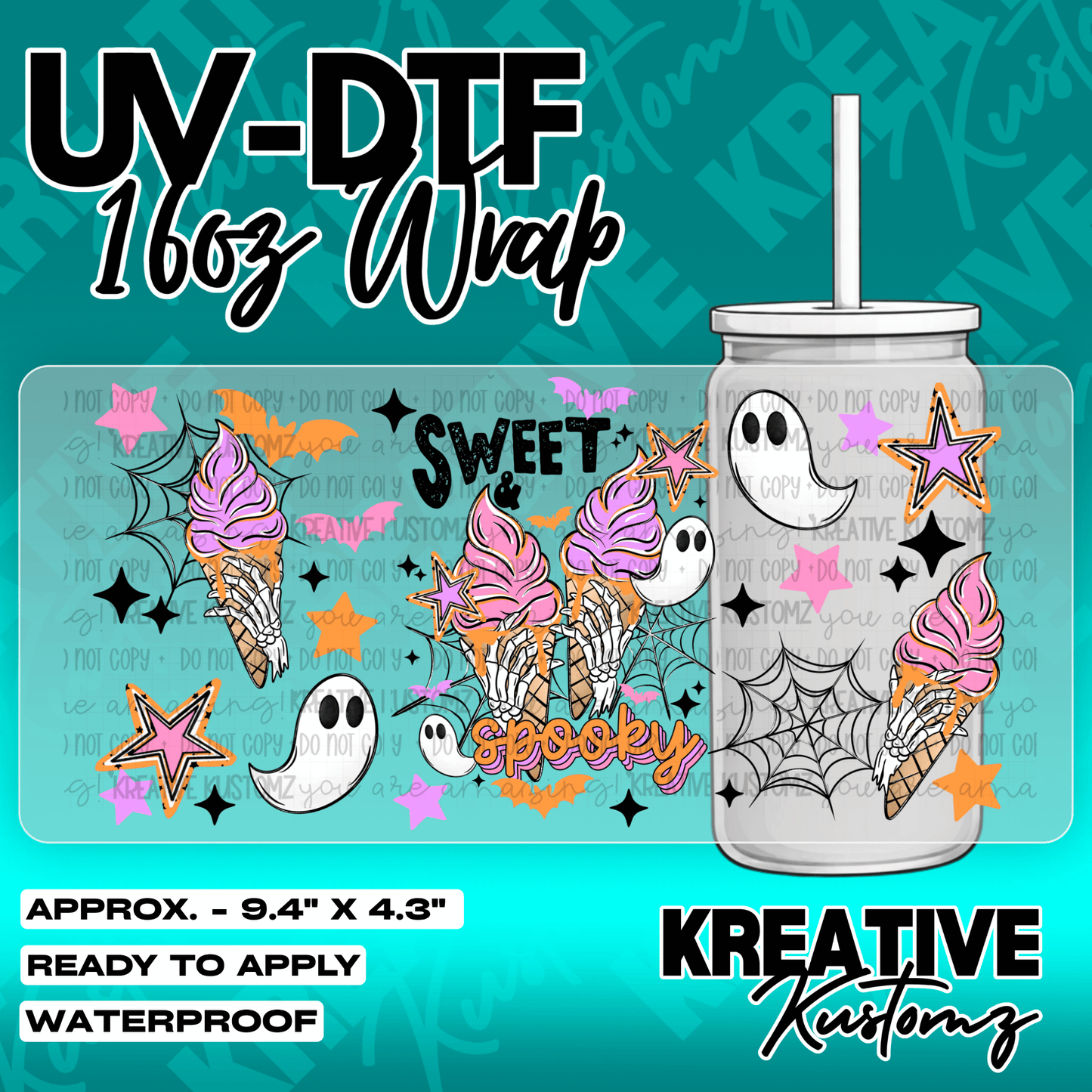 6024 | UV DTF Cup Wrap for 16oz Libbey Glass