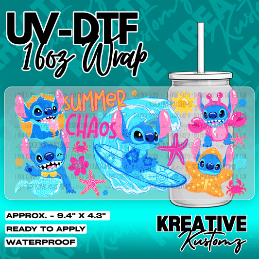 6041 | UV DTF Cup Wrap for 16oz Libbey Glass