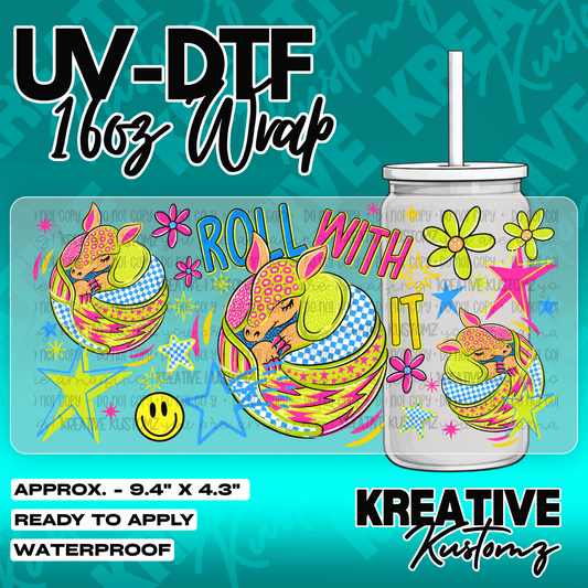 6042 | UV DTF Cup Wrap for 16oz Libbey Glass