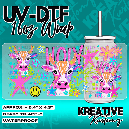 6045 | UV DTF Cup Wrap for 16oz Libbey Glass