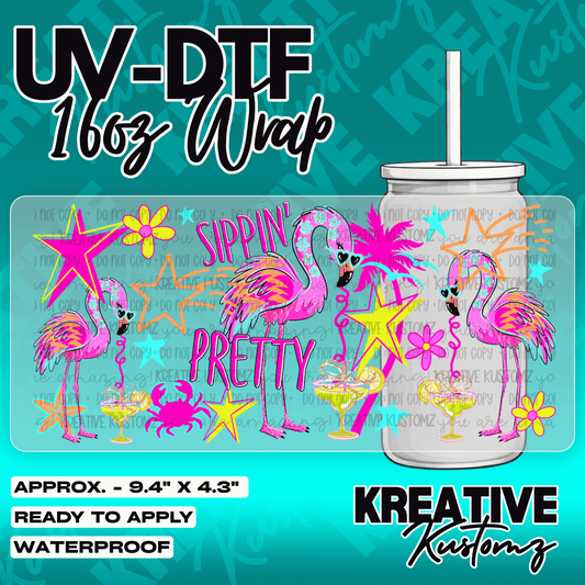 6046 | UV DTF Cup Wrap for 16oz Libbey Glass