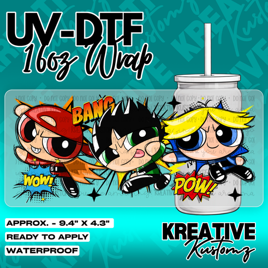 6076 | UV DTF Cup Wrap for 16oz Libbey Glass