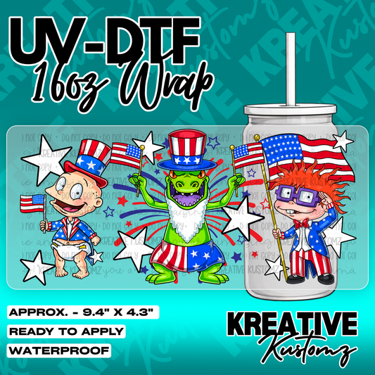 6078 | UV DTF Cup Wrap for 16oz Libbey Glass