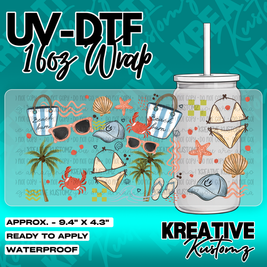6093 | UV DTF Cup Wrap for 16oz Libbey Glass