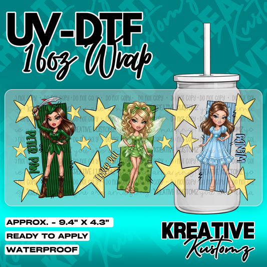 6105 | UV DTF Cup Wrap for 16oz Libbey Glass