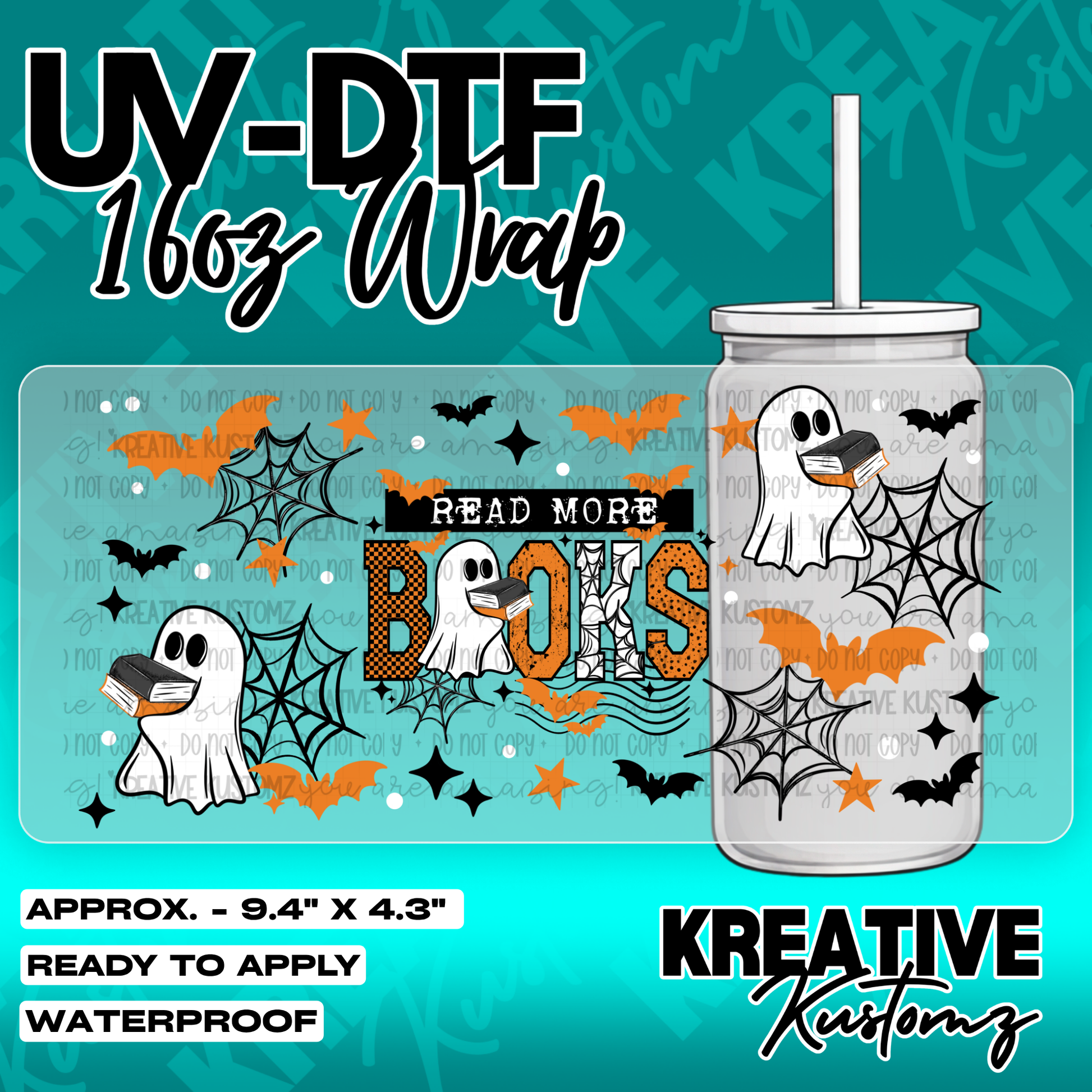 6108 | UV DTF Cup Wrap for 16oz Libbey Glass