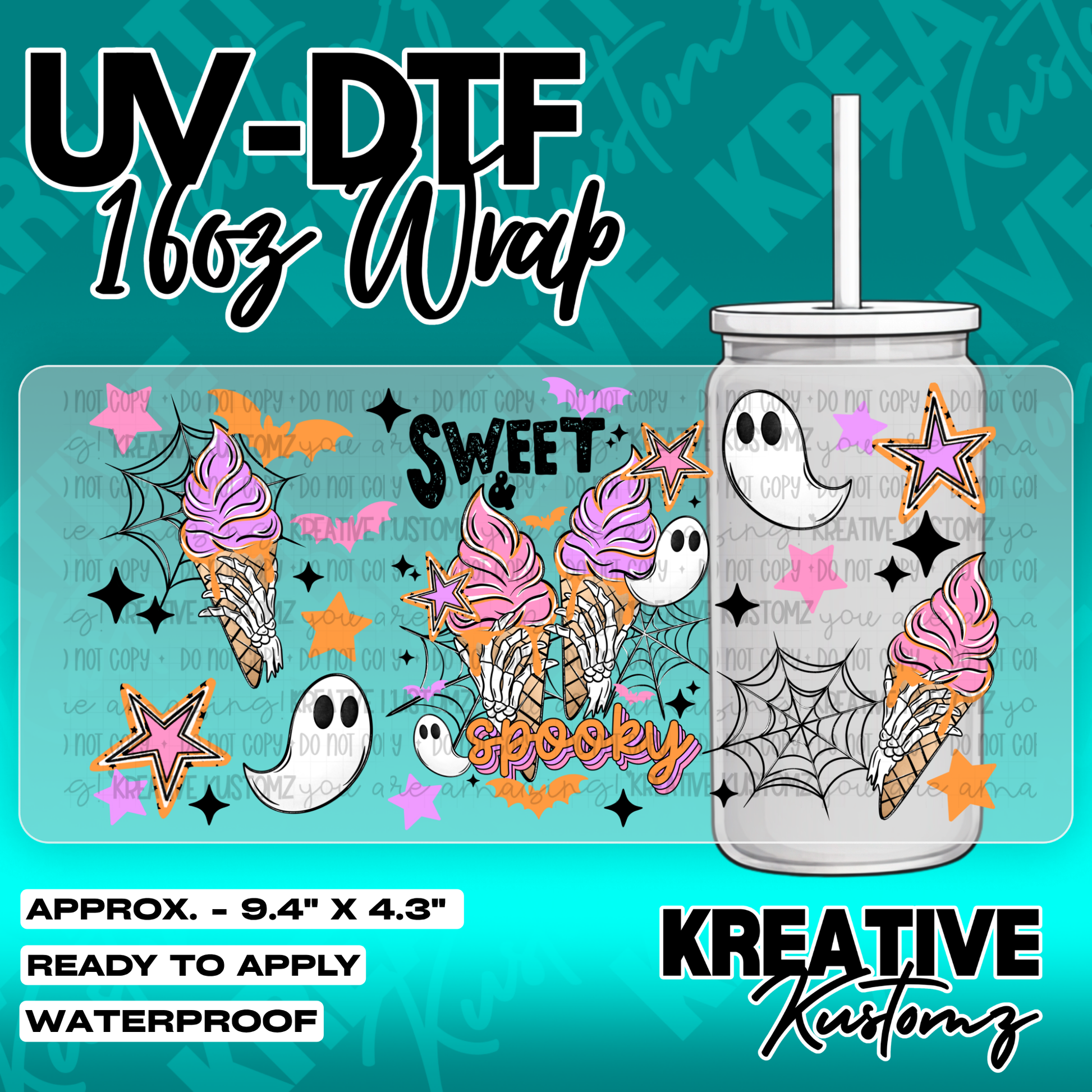 6112 | UV DTF Cup Wrap for 16oz Libbey Glass