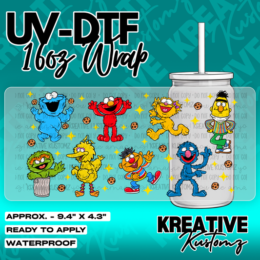 6124 | UV DTF Cup Wrap for 16oz Libbey Glass