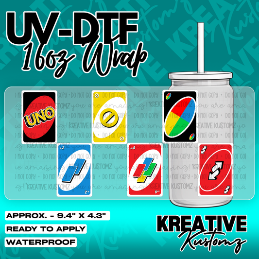 6125 | UV DTF Cup Wrap for 16oz Libbey Glass