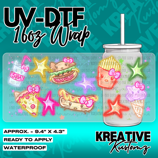 6145 | UV DTF Cup Wrap for 16oz Libbey Glass