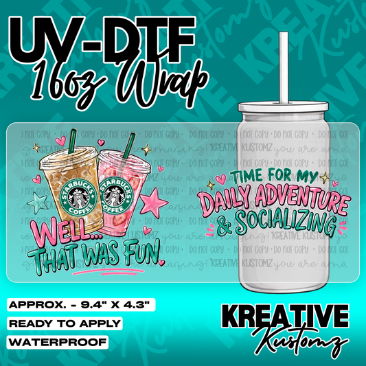 6149 | UV DTF Cup Wrap for 16oz Libbey Glass