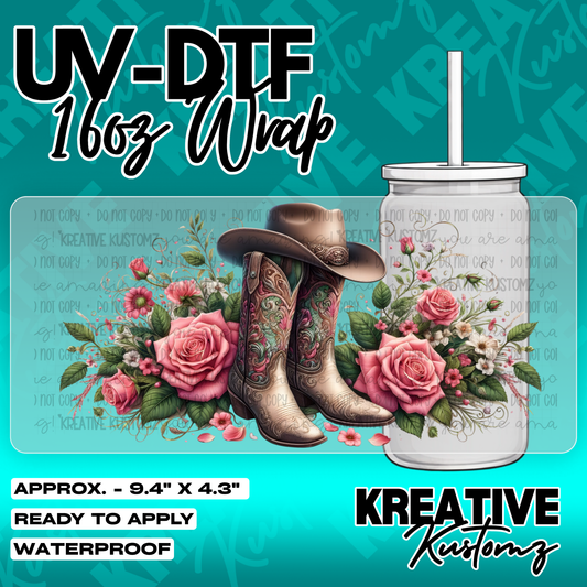 6157 | UV DTF Cup Wrap for 16oz Libbey Glass
