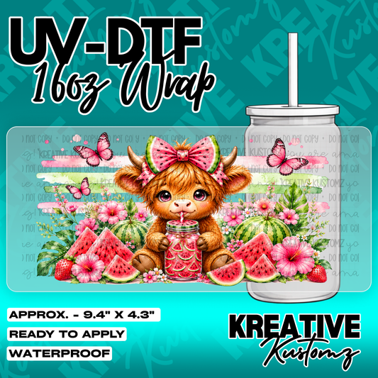 6160 | UV DTF Cup Wrap for 16oz Libbey Glass