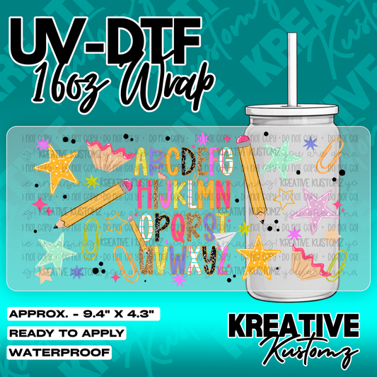 6162 | UV DTF Cup Wrap for 16oz Libbey Glass