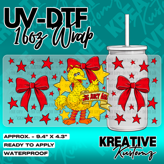 6175 | UV DTF Cup Wrap for 16oz Libbey Glass