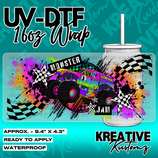 6204 | UV DTF Cup Wrap for 16oz Libbey Glass