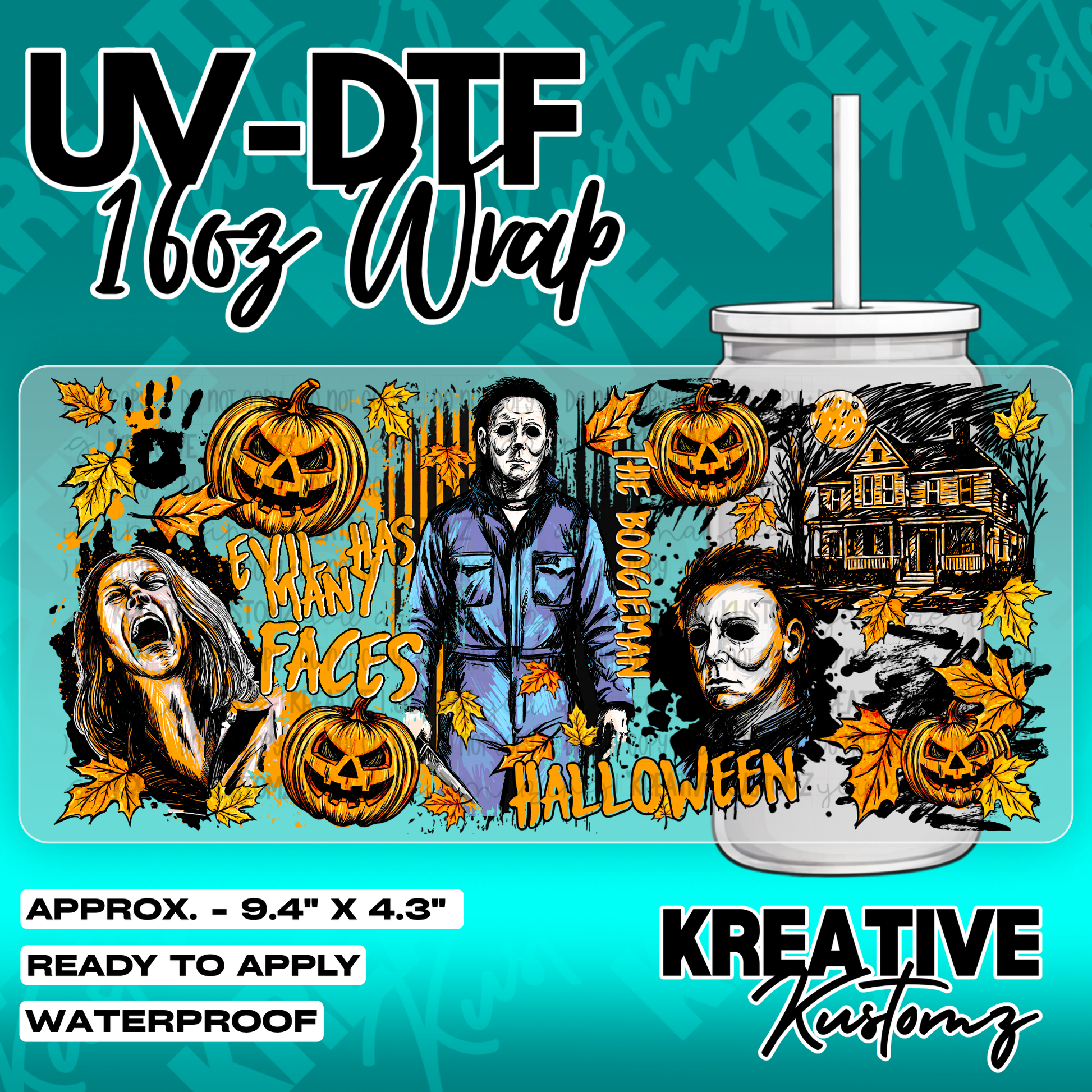 6221 | UV DTF Cup Wrap for 16oz Libbey Glass