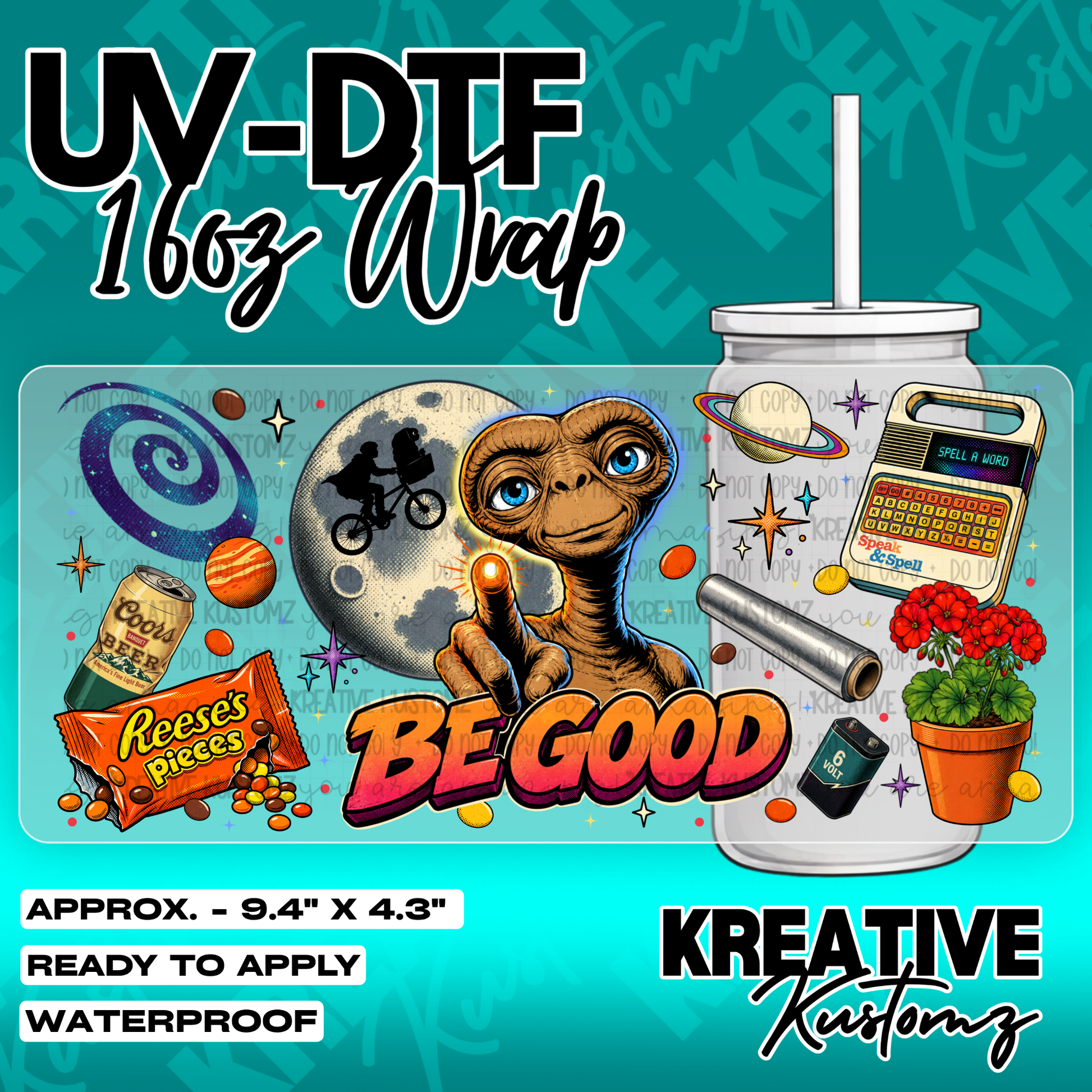 6224 | UV DTF Cup Wrap for 16oz Libbey Glass