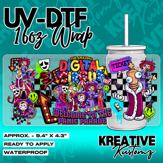 6228 | UV DTF Cup Wrap for 16oz Libbey Glass