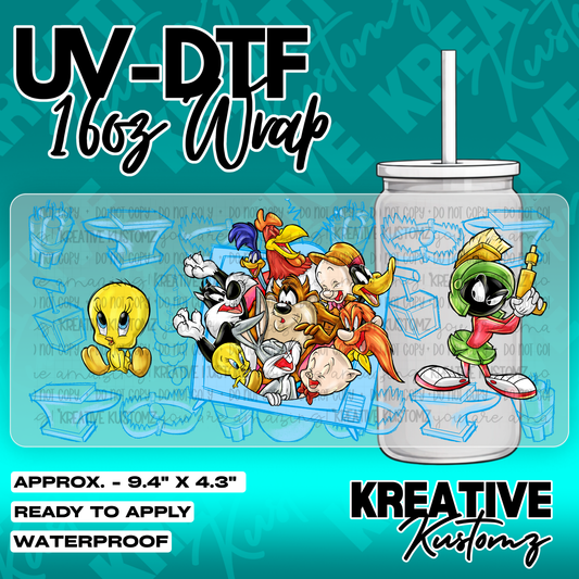 6243 | UV DTF Cup Wrap for 16oz Libbey Glass