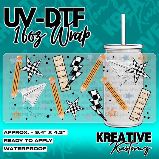 6247 | UV DTF Cup Wrap for 16oz Libbey Glass