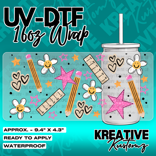 6248 | UV DTF Cup Wrap for 16oz Libbey Glass