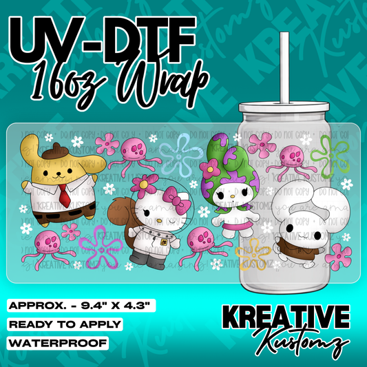 6265 | UV DTF Cup Wrap for 16oz Libbey Glass