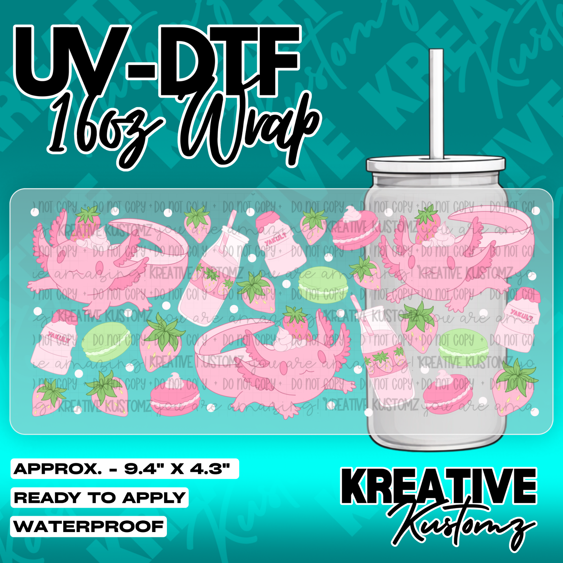 6270 | UV DTF Cup Wrap for 16oz Libbey Glass