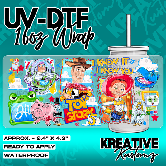 6313 | UV DTF Cup Wrap for 16oz Libbey Glass