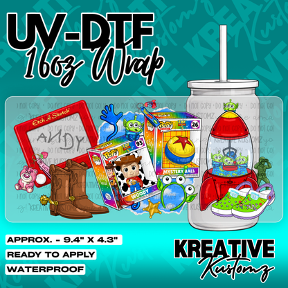 6330 | UV DTF Cup Wrap for 16oz Libbey Glass